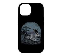 Orca Whale Pacific Coast Waves Ocean Oregon Washington Case for iPhone 14