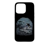 Orca Whale Pacific Coast Waves Ocean Oregon Washington Case for iPhone 15 Pro Max