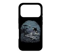 Orca Whale Pacific Coast Waves Ocean Oregon Washington Case for iPhone 17 Pro