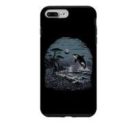 Orca Whale Pacific Coast Waves Ocean Oregon Washington Case for iPhone 7 Plus/8 Plus