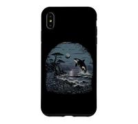 Orca Whale Pacific Coast Waves Ocean Oregon Washington Case for iPhone XS Max