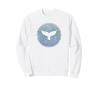 Orca Whale Tail Ocean Wave Sea Life Marine Animal Graphic Sweatshirt