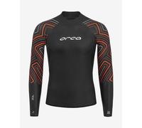 Orca Zeal Top Open Water Long Sleeve Wetsuit Top Black Orange Grey - MT