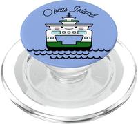 Orcas Island Kawaii Ferry Boat Doodle San Juan Islands PopSockets PopGrip for MagSafe
