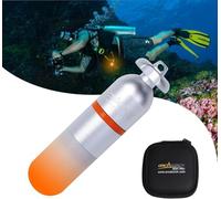 ORCATORCH SD01 Mini Strobe Signal Light Scuba Dive Beacon Diving Night Dive LED Marker Flashy Safety Lamp Firefly Diving Light with AAA Battery, for 150M Underwater Diving (5 Colors Option) (Orange)