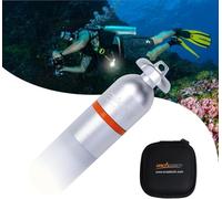 ORCATORCH SD01 Mini Strobe Signal Light Scuba Dive Beacon Diving Night Dive LED Marker Flashy Safety Lamp Firefly Diving Light with AAA Battery, for 150M Underwater Diving (5 Colors Option) (White)
