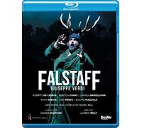 Verdi: Falstaff [Laurent Pelly; Roberto De Candia; Joel Prieto; Rebecca Evans; Orchestra and Chorus of Teatro Real; Daniele Rustioni] [Belair Classiques: BAC477] [Blu-ray]