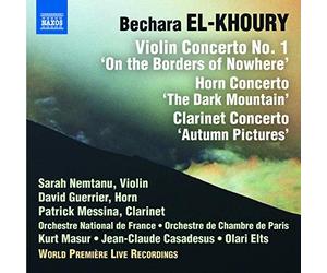 Orch Nat France:Masur - El-Khoury: Concertos [Sara Nemtanu, David Guerrier, Patrick Messina] [Naxos: 8.572773]