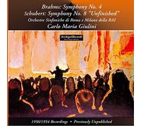 Orch. Sinfoniche di Milano e Roma della RAI - Symphony No.4/Symphony No.8 Unfinished""