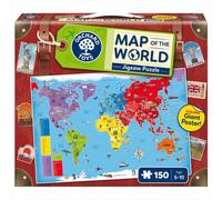 Orchad Toys Map Of The World Jigsaw Puzzle and Poster