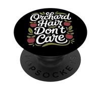 Orchard Hair Don’t Care Fall Autumn Apple Picking PopSockets Adhesive PopGrip