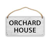 Orchard House Sign For Home Decor - Wooden Plank Rustic Farmhouse Decor Sign (12 × 6)