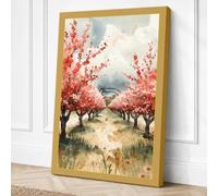 Orchard in Bloom Botanical Canvas Wall Art Print 18x12 Inch (46 x 30 cm)
