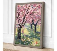 Orchard in Bloom Botanical Canvas Wall Art Print 36x24 Inch (91 x 61 cm)