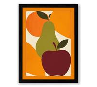 Orchard Still Life Mid-Century Framed Wall Art Print A3 (42×29.7cm) Black, Wall Decor for Living Room, Bedroom, Office & Home, Ready to Hang, Art Gift