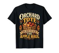 Orchard Tote Survived The Apple Haul Fall Apple Picking T-Shirt