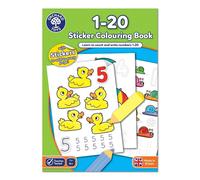 1-20 Sticker Colouring Book, none