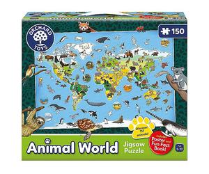 Orchard Toys Animal World 150 Piece Jigsaw