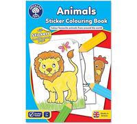 Orchard Toys Animals Colouring and Activity Book, Educational Activity Book for Preschoolers, For Kids Age 3+ , Ideal for Parties, A4