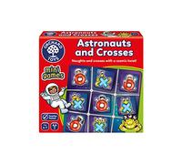 Orchard Toys Astronauts and Crosses Game, small and compact game, great for travel, simple gameplay, for kids age 4+ years