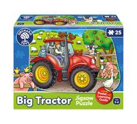 Orchard Toys Big Tractor Jigsaw Puzzle 25-Piece Farm Themed Shaped Puzzle For...