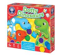 Orchard Toys Dotty Dinosaurs Game, Colour and Shape Game for Children, 2 Games in 1, Perfect for Children Age 3-6, Educational Toy Game