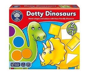 Orchard Toys Dotty Dinosaurs Game Shape Colour Matching Teacher Tested Kid Age 5