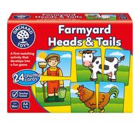 Orchard Toys Farmyard Heads and Tails Game, Memory Matching Pairs Card Game, Educational Games and Toys for Toddler and Preschool, 18-Month-Old and Up