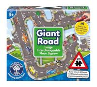 Orchard Toys Giant Road Floor Puzzle - Large Interchangeable Car Track Jigsaw Puzzles for 3 Year Olds - Alternative Road Mat for Toy Cars - Educational Kids Jigsaw for Toddlers - Age 3+