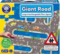 Orchard Toys Giant Road Floor Puzzle - Large Interchangeable Car Track...