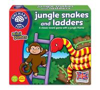 Orchard Toys Jungle Snakes and Ladders Mini / Travel Game - Board Game