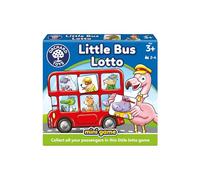 Orchard Toys Little Bus Lotto Mini Game, Small and Compact, Travel Game, Educational Game Toy, Fun Memory Game For Ages 3+ years