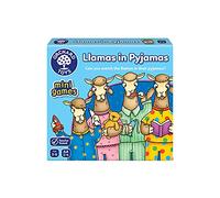 Orchard Toys Llamas in Pyjamas, Mini Game, Small and Compact, Ideal for Holiday and Travel, Educational Toy, Perfect For Toddlers, Kids Age 3-6