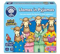 Orchard Toys Llamas in Pyjamas Mini Game, Small and Compact, Travel Game, Educational Game, Holiday Game, Perfect For Toddlers, Kids Age 3-6