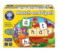 Orchard Toys Match and Spell Game for Sight Words, Reading & Literacy Skills, Educational Board Games for Kids, Spelling Word Games with Flash Cards