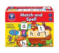 Orchard Toys Moose games Match and Spell Game. A Fun, First Reading and Spelling Game. 2 Ways to Play. Age 4+. 1-4 Players