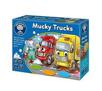 Orchard Toys Mucky Trucks Game, A fun colour matching game for kids age 3-6, Educational Game