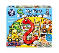 Orchard Toys My First Snakes & Ladders Game for Kids - Large Toddler Games w/Giant Colourful 3D Playing Pieces - Children's and Kids Board Games Age 3-6 Years - For 2-4 Players