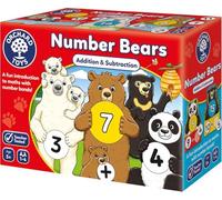 Orchard Toys Number Bears Maths Games for Children to Learn Addition & Subtraction and Number Bonds to 20, First Board Game for Kids, Makes Learning Maths Fun, Educational Toys for 5+ Year Olds