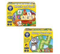 Orchard Toys Nutty Numbers & Match & Spell Games