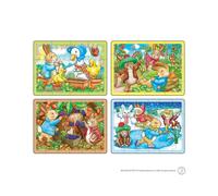 Peter Rabbit™ 4-in-a-Box Jigsaw Puzzles for children