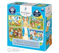 Peter Rabbit™ 4-in-a-Box Jigsaw Puzzles for children