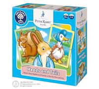 Orchard Toys Peter Rabbit™ Heads and Tails Game - Matching Pairs and Memory Game for Kids - Baby and Toddler Toys - Early Years Educational Games for Boys and Girls Age 18-Month-Old+ - 1-4 Players