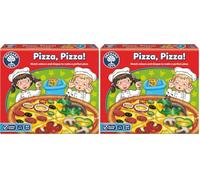 Orchard Toys Pizza, Pizza! Colour & Shape Matching Game for Kids Age 3+ (Pack of 2)