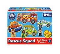 Orchard Toys Rescue Squad Jigsaw Puzzle, A Collection of 6 puzzles featuring 2 a