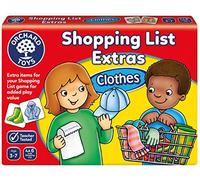 Orchard Toys Shopping List Extras Pack - Clothes Game, Add On Pack to Shopping List, Educational Memory Game, Perfect for Kids Age 3-7.