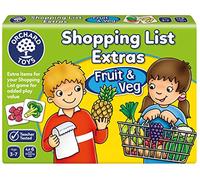 Orchard Toys Shopping List Extras Pack - Fruit & Veg Educational Game for Kids, Add On Pack to Shopping List, Age 3-7, Toddlers.