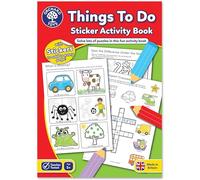 Orchard Toys Things To Do Sticker Colouring Book, Educational Colouring and Activity Book, Perfect for Kids Age 5 Years +, Ideal for Parties, 21cm x 2cm x 29cm