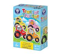 Orchard Toys Tractor Tractor First Matching Game for Toddlers 2+, Bright Farmyard Tractor Cards with Ducks, Cows, Pigs and Sheep, Encourages Colour Recognition, Matching Skills and Turn-Taking