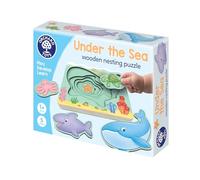 Orchard Toys Under The Sea Wooden Nesting Puzzles For Kids 1 Year For Educational Early Learning. Ocean Theme